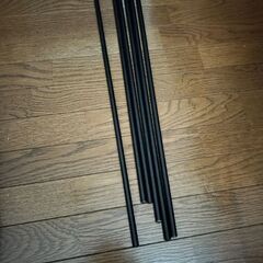鉄パイプ6本　補強やリメイクDIYに