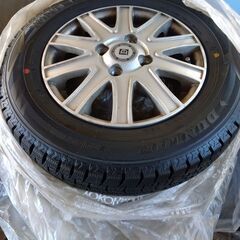 軽自動車スタットレスタイヤ＋アルミホィール 145/70 13イ...