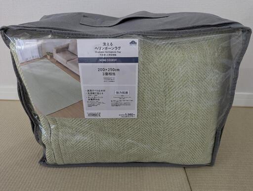 3畳相当★洗えるカーペット★ホットカーペット対応