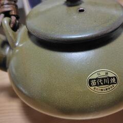 薩摩焼　苗代川焼の酒器・茶家・千代香（ちょか）６点セットの画像