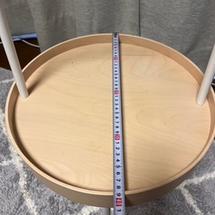 IKEA サイドテーブル ホワイトの画像