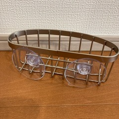 未使用　吸盤バスケットの画像