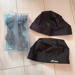 スイムキャップ　ゴーグル　水泳帽　　レンズゴーグル