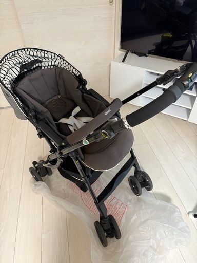 combi ベビーカー　メチャカルハンディオート4キャス compact エッグショック