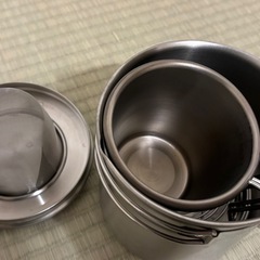 キャンプ用品　スタッキング可能　コップ　調理器具の画像