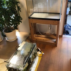 60cm,   50cm 水槽セット特製台付き