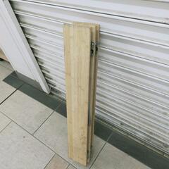 天板木製折りたたみテーブル5台セットの画像