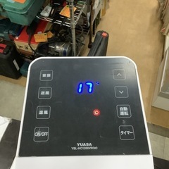 YUASA PRIMUS 電気ファンヒーター ホット&クール　YSL-HC1200VR-W  リサイクルショップ宮崎屋　佐土原店　25.8.1Fの画像