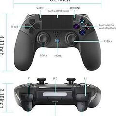 ワイヤレスゲームコントローラー 日本語説明書 ダブルショックゲーム ジョイスティックコントローラー USBケーブル付き Sony P4 P3用 パソコン用　まとめ買い歓迎　卸ます　アマゾン引き上げ商品　倒産品　ネット商材　卸ます　転売　アマゾン引き上げ商品　卸し　問屋　倒産品　転売OK　ネット商材　アマゾン　商品　景品　コンペの画像