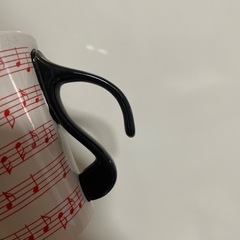 未使用マグカップ　音符の画像