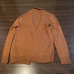 Bershka ブラウン ニットカーディガン Sの画像
