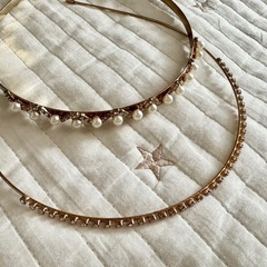 カチューシャ　セット　女の子　ヘアアクセサリーの画像