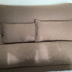 4WAYソファーベッド ブラウンの画像