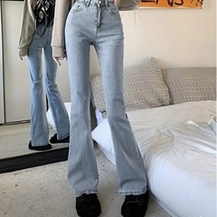新品ハイウェストジーンズ👖の画像