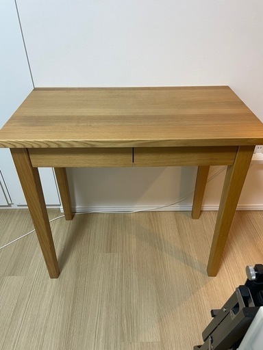 廃盤希少☆無印良品 タモ材デスク