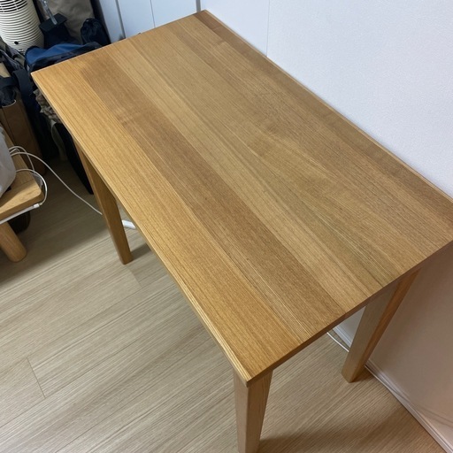 廃盤希少 【無印良品 】タモ材パーソナルデスク