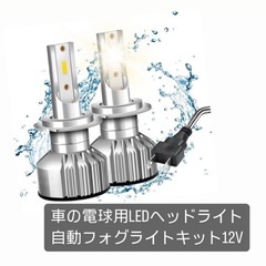 車の電球用LEDヘッドライト3000K自動フォグライトキット12V