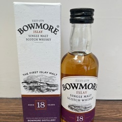 ボウモア18年ウイスキーミニ　50ml