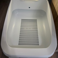 猫砂4袋付◆ねこ専用スマートトイレ「トレッタ」（カメラ/ねこ認識/重量センサー搭載）の画像