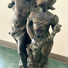 エンジェル 天使 ブロンズ像 置物 オブジェ W25×H57×D21cm 札幌 東区 店頭引き取り歓迎の画像