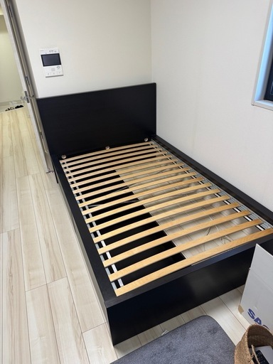 IKEA MALM マルム ベッドフレーム, ブラックブラウン
