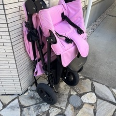 無料・差し上げます。エアバギー　ココ　ピンク　ベビーカー【取りに来てくださる方】の画像