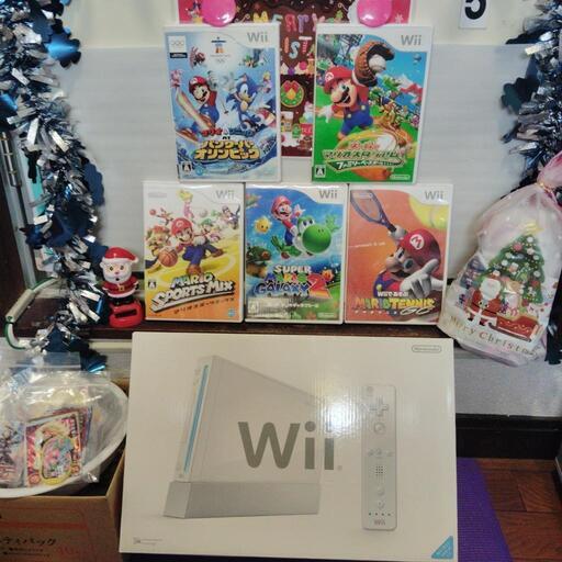 ウイ−すくに遊べるⓂ️マリオソフト/1本選べるセットプレゼント付き？