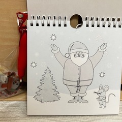♻️近日大掃除処分 新品未使用 クリスマスプレゼント 水塗り絵❁¨̮の画像