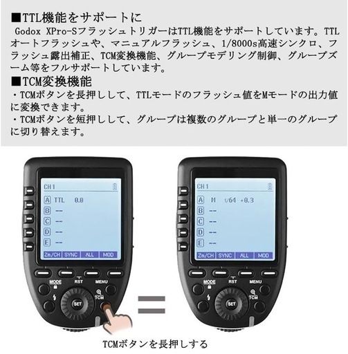 新品未使用12000円Godox XPro-S ソニーワイヤレスフラッシュトリガー TTL