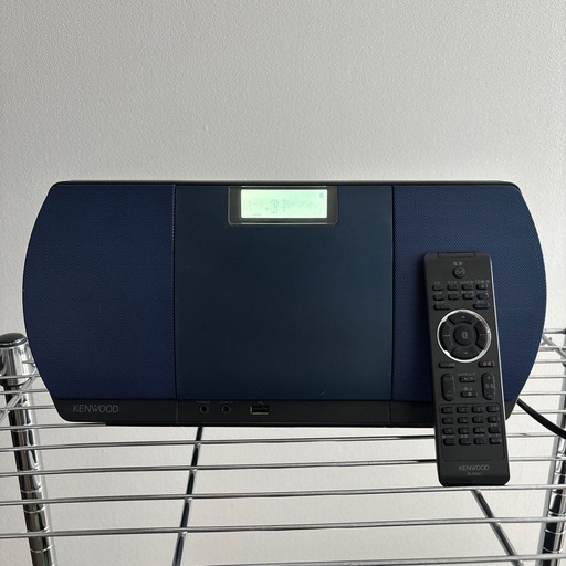 KENWOOD 2018年製　オーディオ(リモコン付き)
