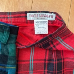 【レディース　レトロな】チェック柄のスカート3着の画像