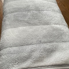 冬用 毛布敷パット シングル美品 日時記載ない方返信できません