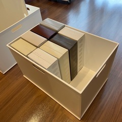 【決まりました】ニトリ　バスケット Nインボックス　レギュラー　5個　ホワイト　収納の画像
