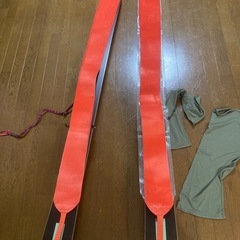 山スキー　バックカントリー　ビンディング　リーシュ　シール等セット。の画像