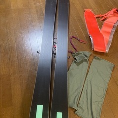 山スキー　バックカントリー　ビンディング　リーシュ　シール等セット。の画像