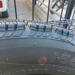 【新古品】バリ山‼️ホイールセット冬タイヤ 13インチの画像