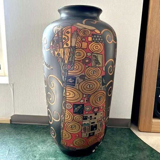 飾り花瓶 クリムト風 飾り花瓶 クリムト風