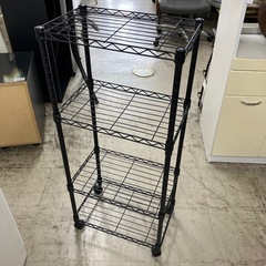 N2412-693 キャスター付収納ラック スチールラック 中古...