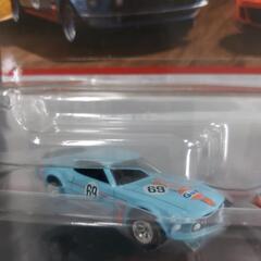 🔶ホットウィールプレミアム　Gulf　1969ムスタングBOSS 302/2014カスタム　ムスタングの画像