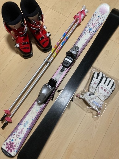 ジュニアスキー120cm 　セット　エラン　LIL magic