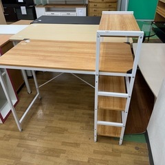 【ドリーム川西店御来店限定】組立式デスク／クリーニング済み 【2...