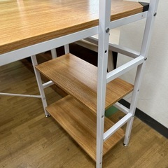 【ドリーム川西店御来店限定】組立式デスク／クリーニング済み 【2001264255600115】の画像