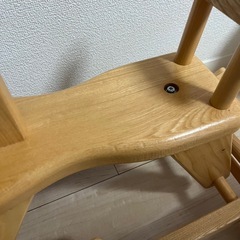 アンティーク無垢 キッズ 木馬 ゆらゆら 足けり 2Way インテリア 知育玩具の画像