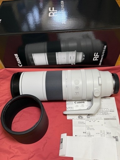 保証期間内　Canon RF200-800mm f6.3-9 IS USM