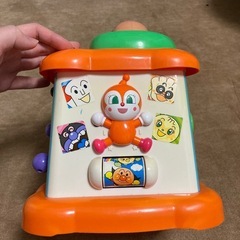 【アンパンマン おててのトレーニング よくばりボックス】音は鳴ります◎ 使用感あり・一部難ありの画像