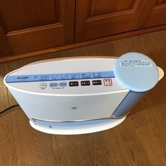 シャープ SHARP 加湿セラミックファンヒーター ブルー系の画像