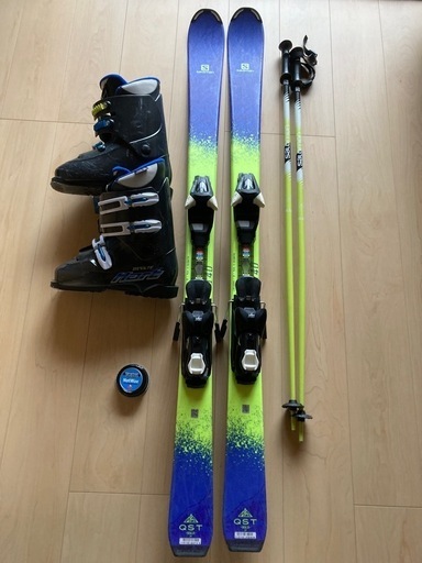 スキー　ジュニア　140cm  セット　
SALOMON