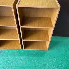 引取先決まり★三段BOX 棚　本棚　ラック　3台セットの画像