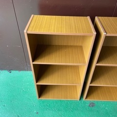 引取先決まり★三段BOX 棚　本棚　ラック　3台セットの画像