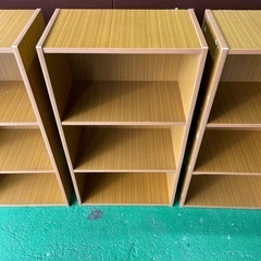 引取先決まり★三段BOX 棚　本棚　ラック　3台セットの画像